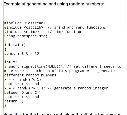  you are asked to write a C++ program using array that