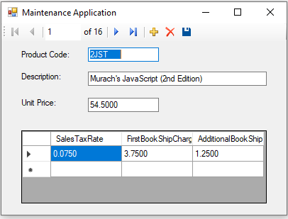 Create a Maintenance application In this exercise, you will create an application