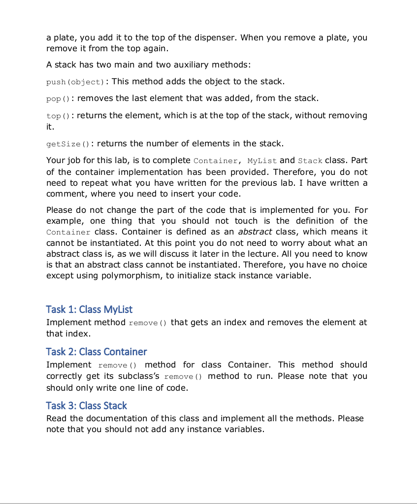 the value of the following constant. protected final int ORIGINAL_SIZE = 10;