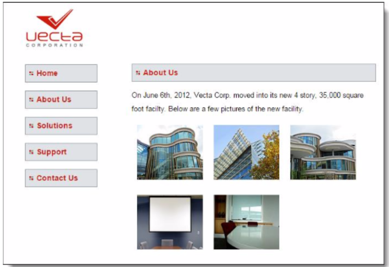 In this exercise, you will create an application that displays photos with