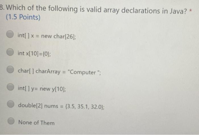 student number (2 points) Enter your answer B. Which of the following