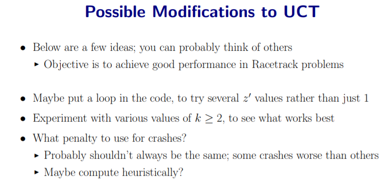 basic modifications in python? This is a UCT algorithm Applicable(s) are the