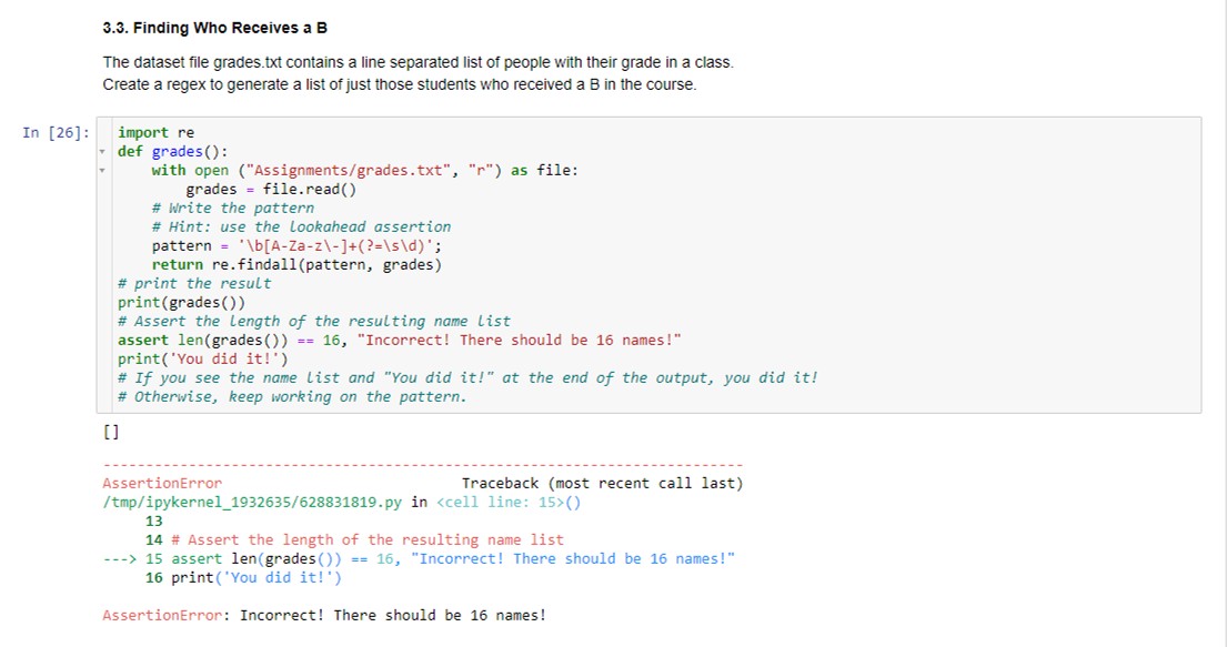  I must figure out what code to put after "pattern ="