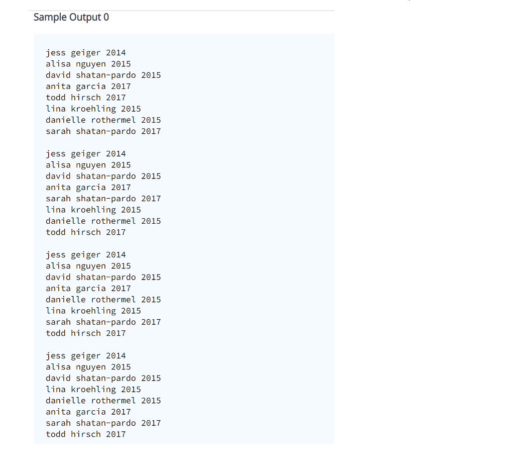 sorting method, but you can choose to just put them all in