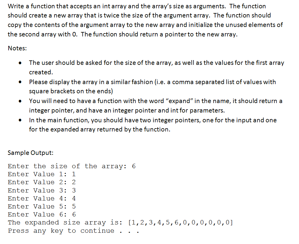  ****PLEASE DO THIS PROBLEM IN C++**** Write a function that accepts