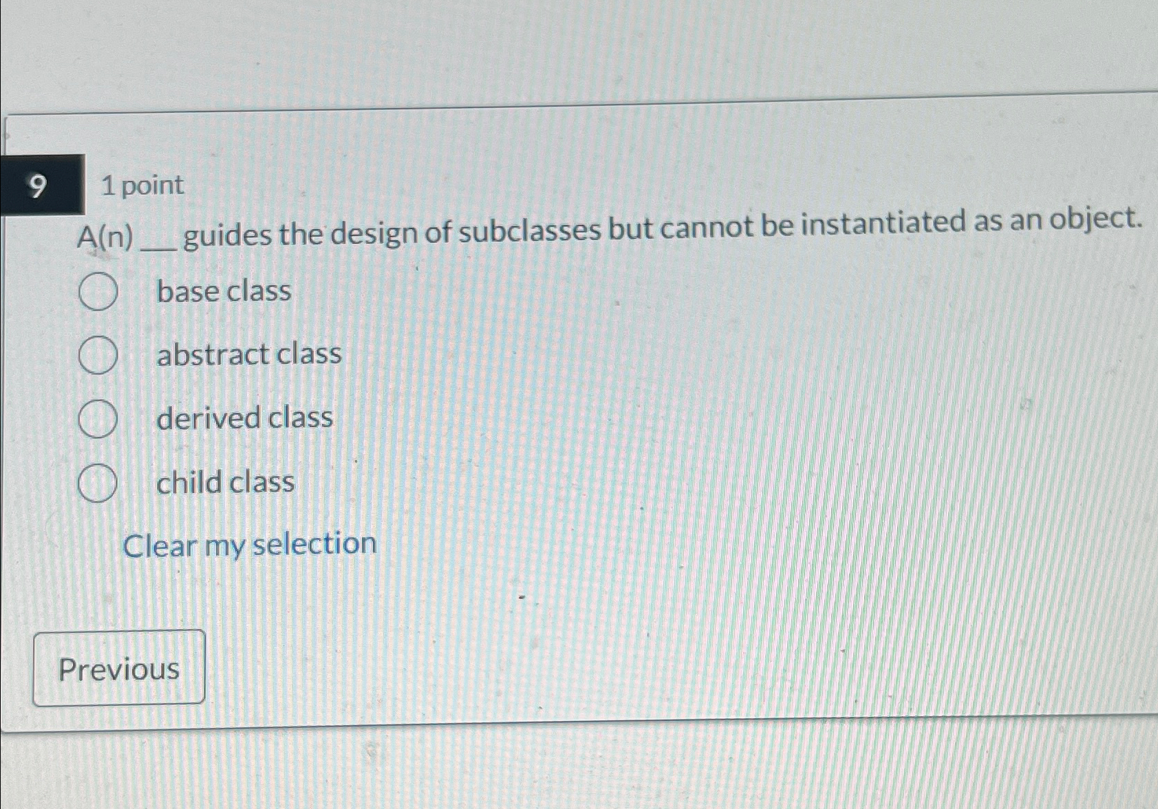  91 point A(n)_ guides the design of subclasses but cannot be