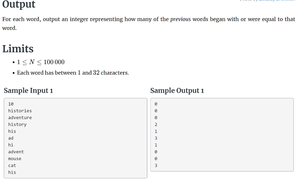 platform. You can write the code in either Python3 or Java8 ;