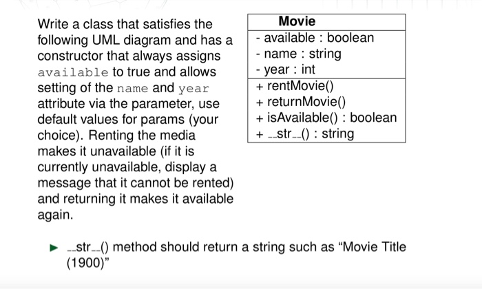  Please help with this code? Movie - name string + rentMovie0)