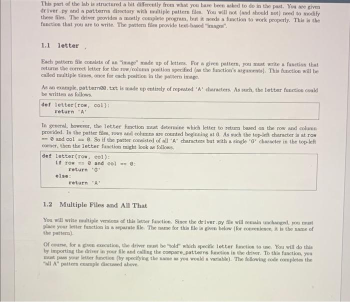 Please answer what you can! Python3. Will do thumbs up! This part