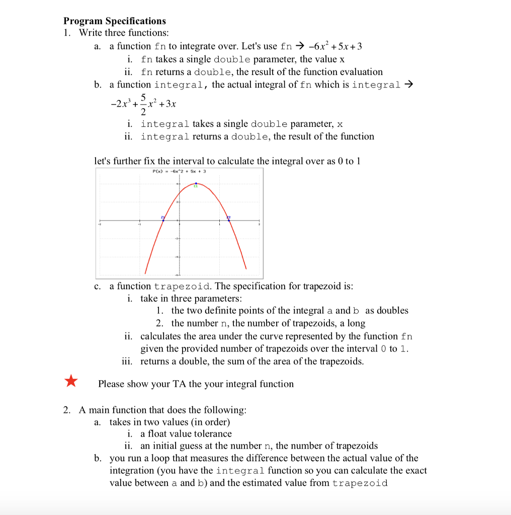 curve represented by some function. If you can integrate a function, you