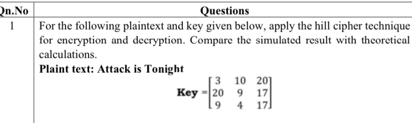  Want java code for this and hanwritten manual calculation also. Note: