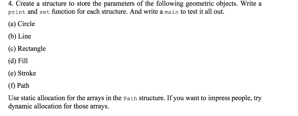 This is for my programming class for the C langauge, I