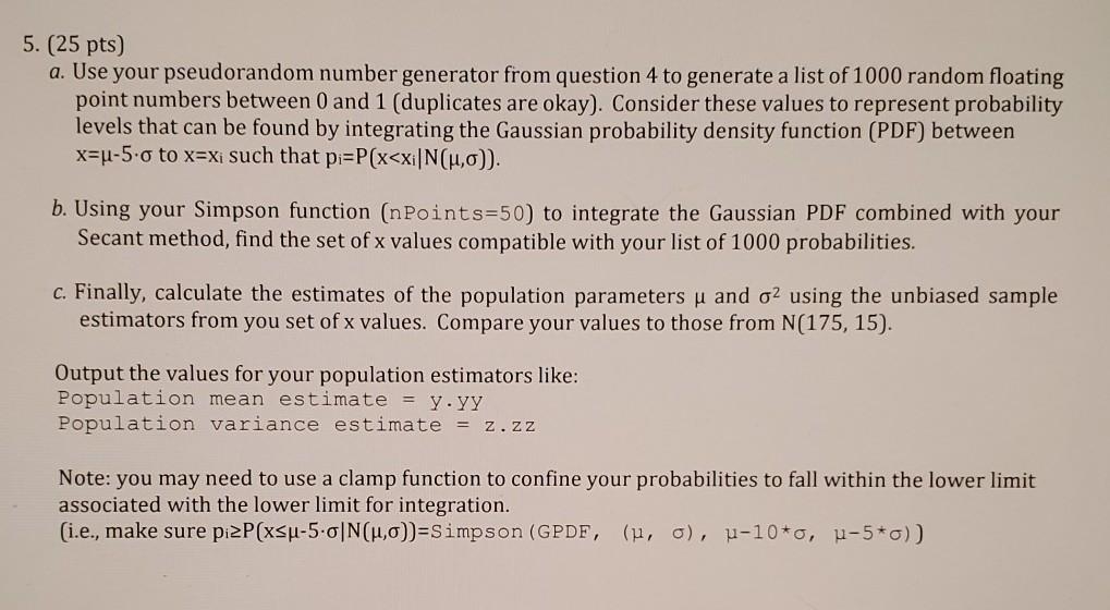  please attach screenshot of the python code 5. (25 pts) a.