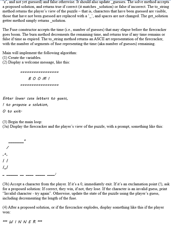 multi-file program:s We also write a game that, if not a viable