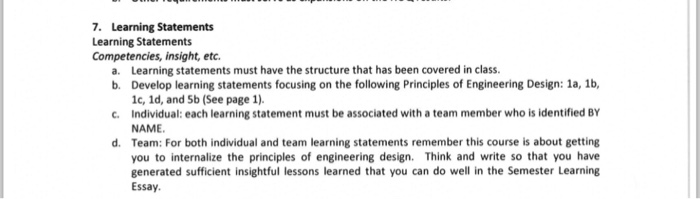 a teamwork 7. Quality of Work a. As a team: We expect