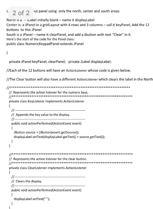 When the user clicks on any of the 12 buttons: 0 ..