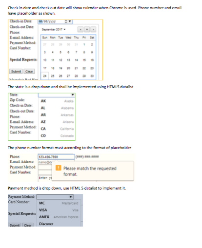 the same across the pages. The first page will look like the