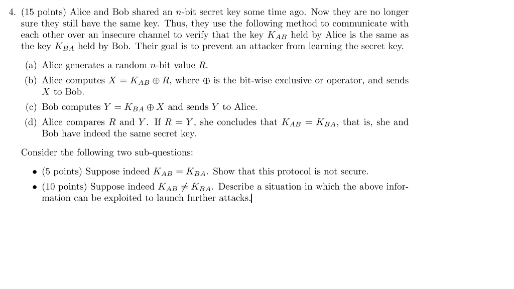 Cryptography Help Please. please answer last 2 questions in the very end