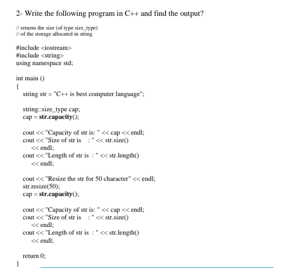 #include #include using namespace std; int main() { string strl = "Hello";