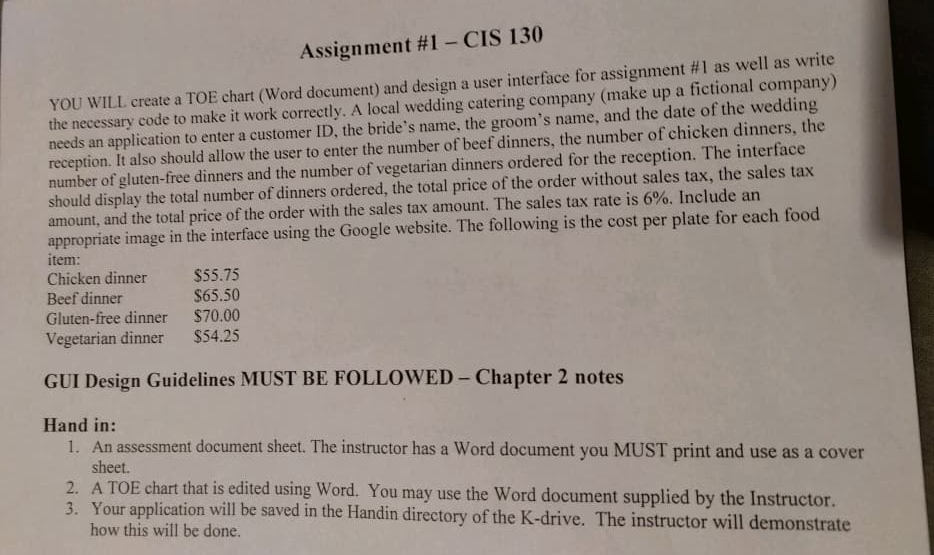 THIS WILL USE VISUAL STUIDO AND IS A C# WINDOWS APPLICATION COURSE;
