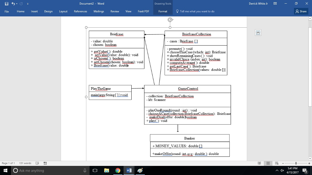 slightly simplified version of Deal or No Deal. In the two-player game
