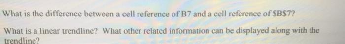  What is the difference between a cell reference of B7 and