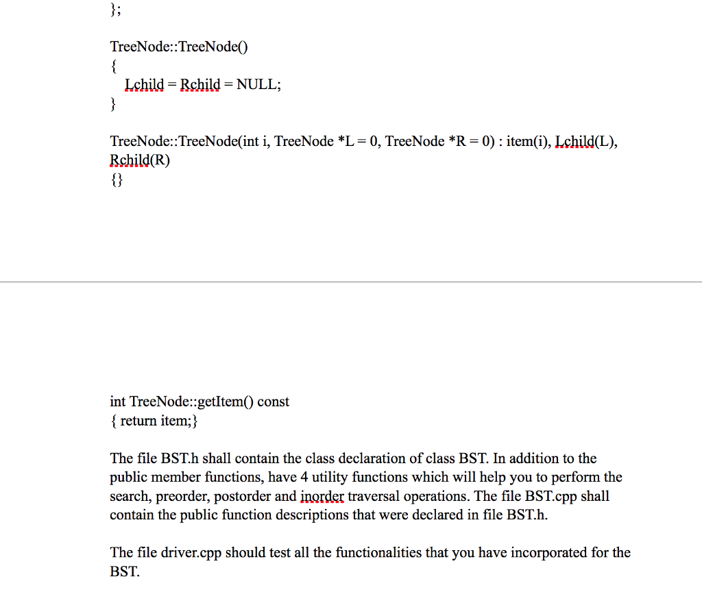 the following operations to be executed on the tree: 1) Insert a