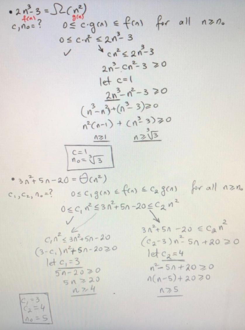 that: 2n3 + 10n - 1000 = N (na) 3n4 2n +