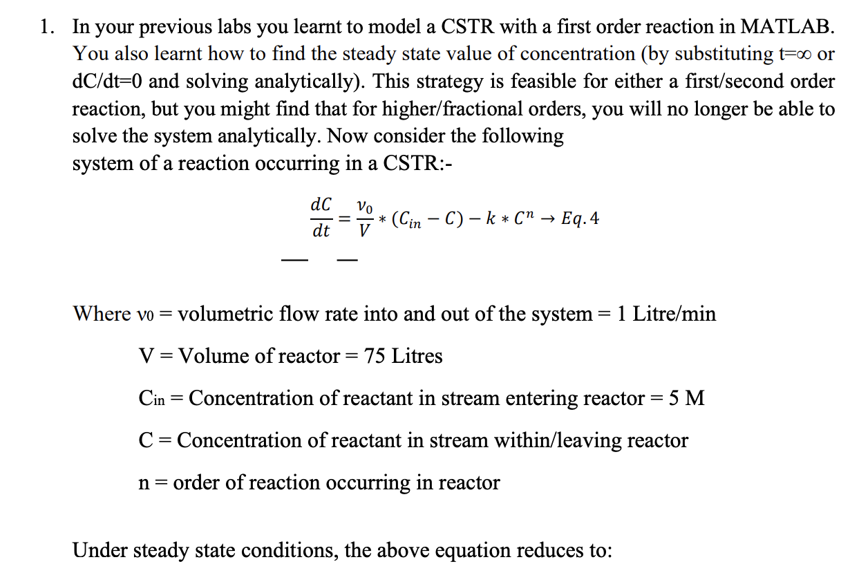 Need help with a MATLAB coding homework question. It is divided into