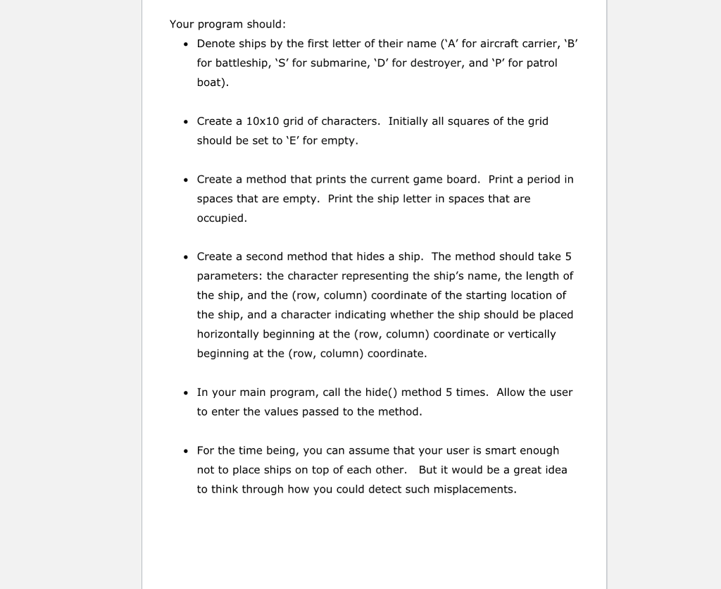 against an opponent. The main idea of the game is that each