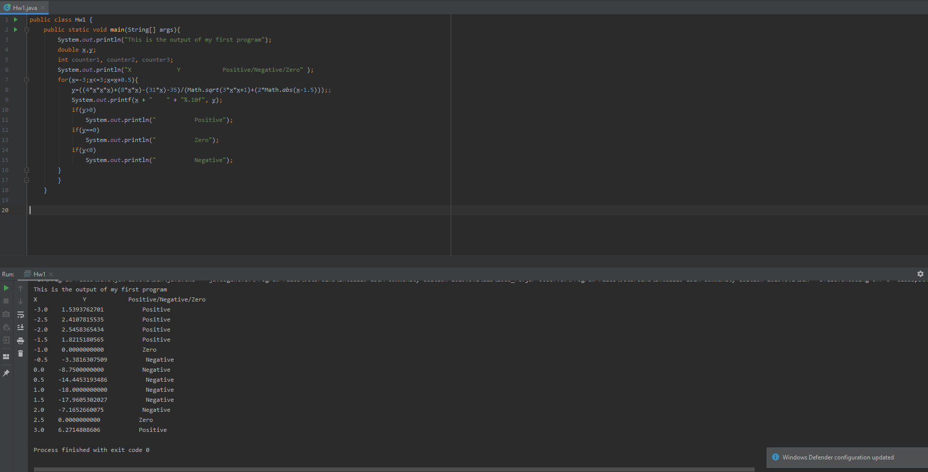 I'm almost done with my first program, i just have one more