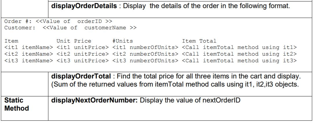 classes to the above created Java file. Define al the instance variables