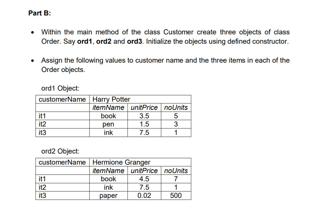 with private access modifier and constructors, instance methods with public access modifier