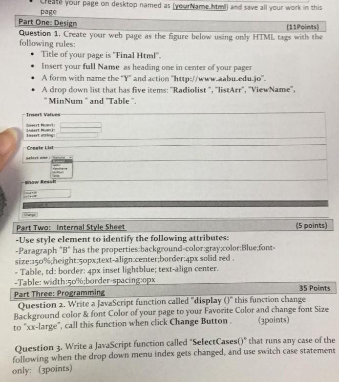  code HTML5 + CSS + JS Please solve quickly my name