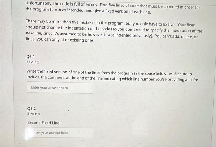 to have the user input a message containing a combination of letters
