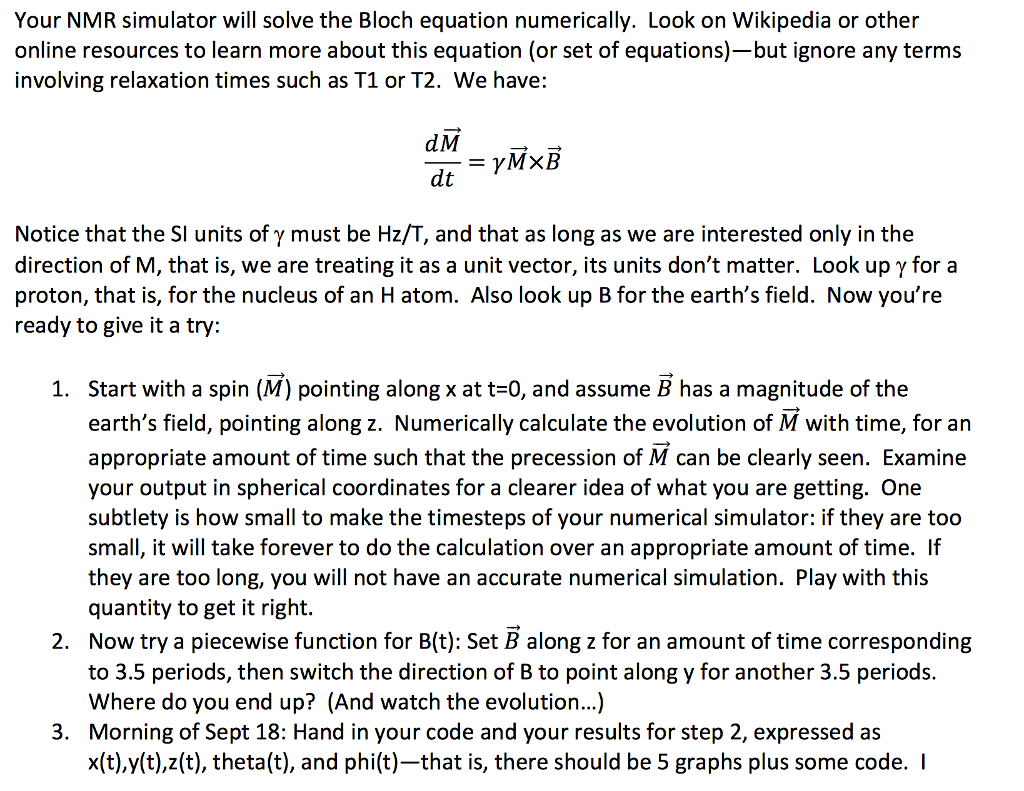 Can you do this in python? Your NMR simulator will solve the