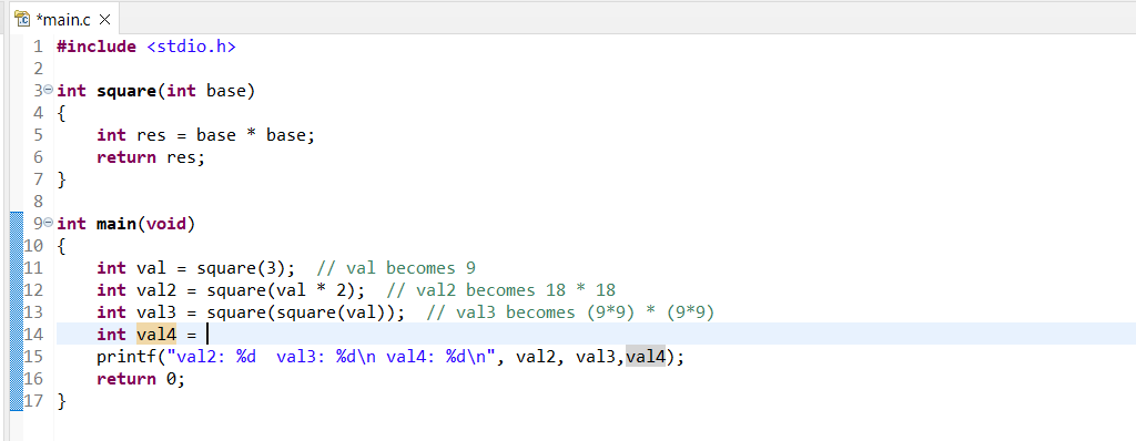 6561 val4: 2197" Power Three 1. Add a new function powerthree to
