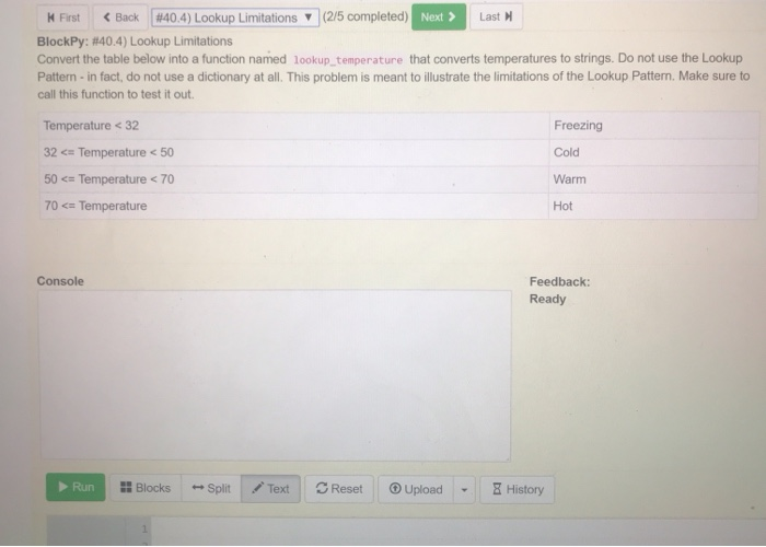  H4 First Last N Temperature