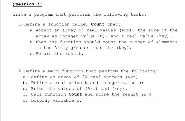  please write this program using C++ language please follow all steps