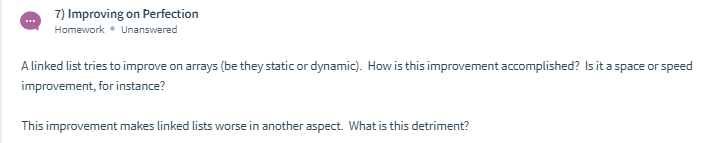 the following Big-O times, if an input of size N runs in