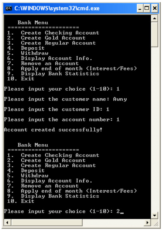 Java Programming You will write a Java application to simulate a simple