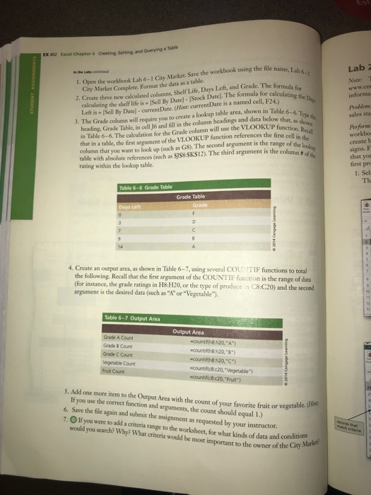  EX 802 Excel Chapter&Creating, Sorting and Querying a Table 1. Open