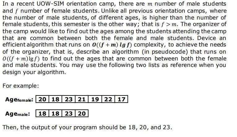1. Pseudocode 2. Java code 3. Explain of number 2's output In