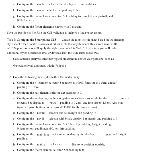 the Pacitic Trails website. In this case study, you will configure the