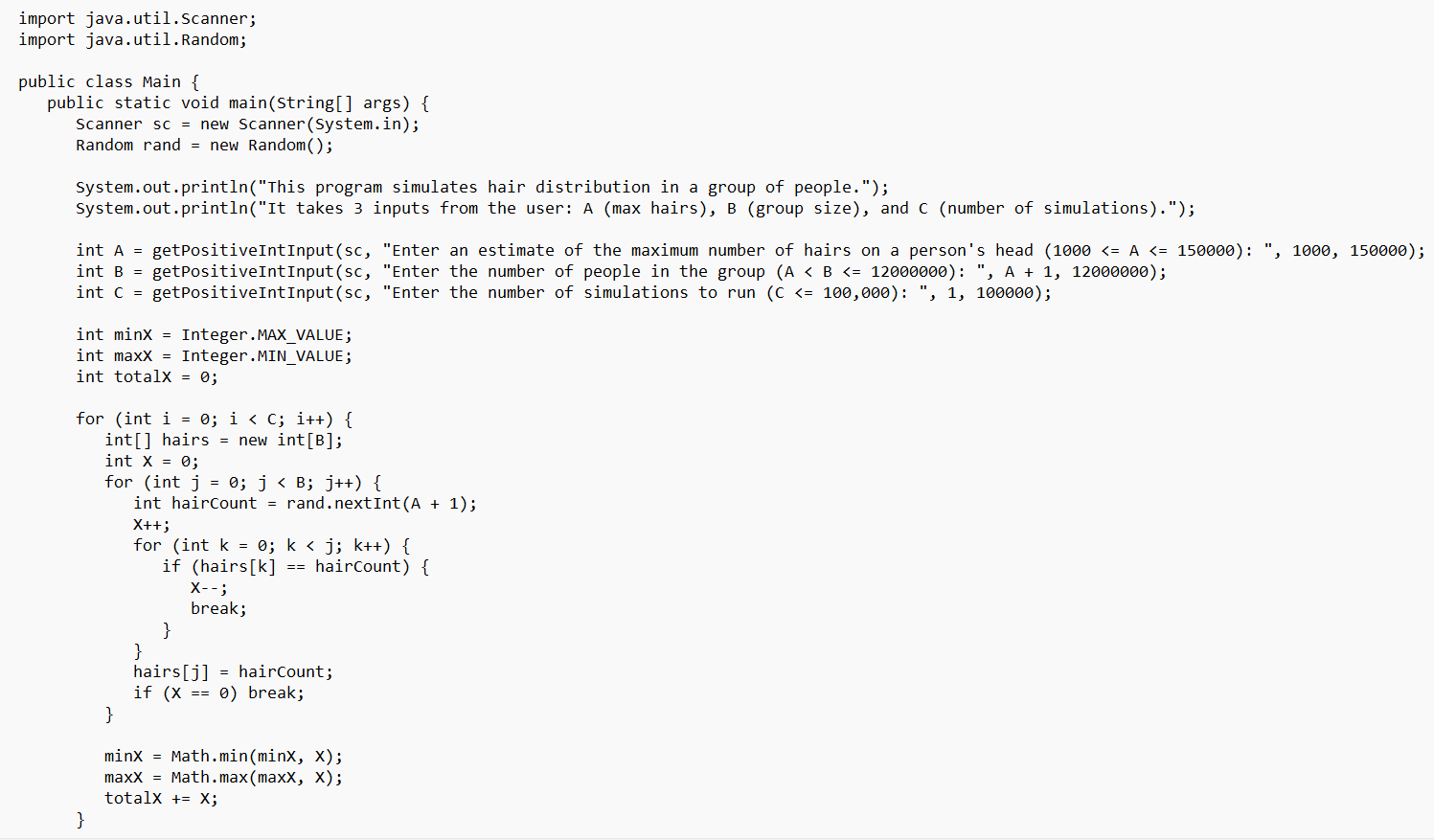 This is the first assignment code: All the code must be written
