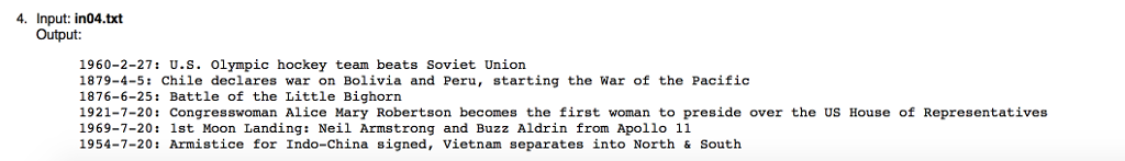 be used to look up dates in the past ('on this date