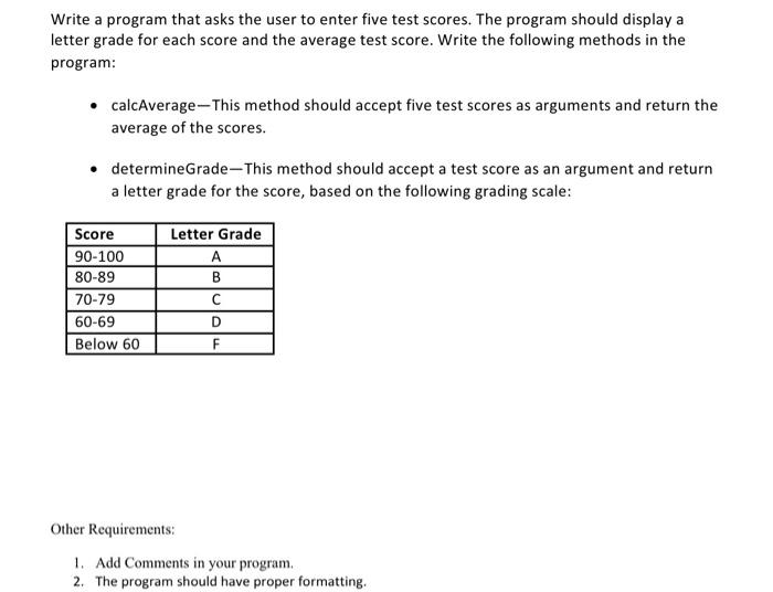 Java coding Write a program that asks the user to enter five