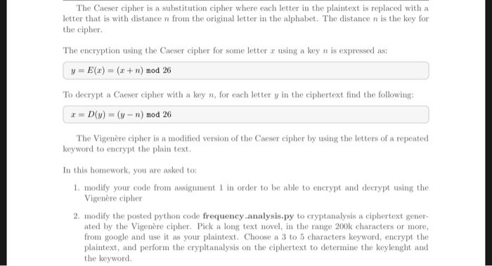  Heres the code from file frequency_analysis.py ___________Code___________ #!/usr/bin/python import sys,getopt,math #