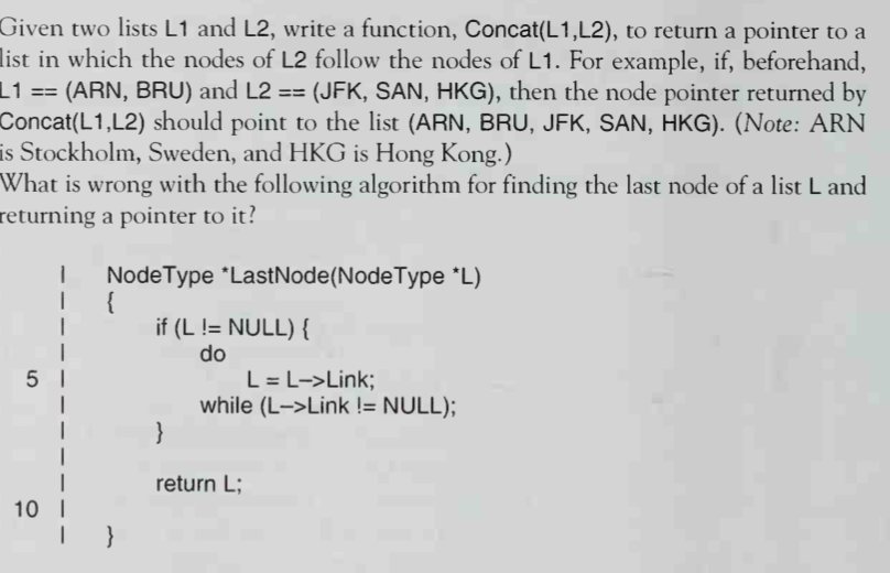 for use: typedef char AirportCode[4] typedef struct Node Tag { AirportCode Airport;