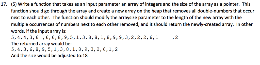  Code in C++ please!! (5) Write a function that takes as
